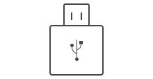 USB-Verbindung (USB Typ-C) USB-Verbindung (USB Typ-C)