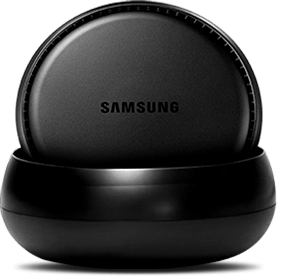 Visão frontal do Samsung DeX
