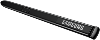 A S Pen com sua ponta no Infinity Display do Galaxy Note8