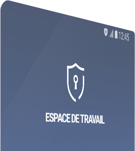 Image illustrant les cinq couches de Samsung Knox : Source de confiance niveau matériel, Séquence de démarrage sécurisée, TIMA, SE for Android, Conteneur Knox