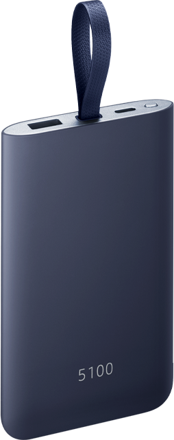 Blue: Battery Pack in blue / White: Battery Pack in white