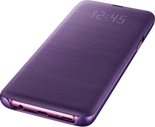 Purple: LED View Cover on purple