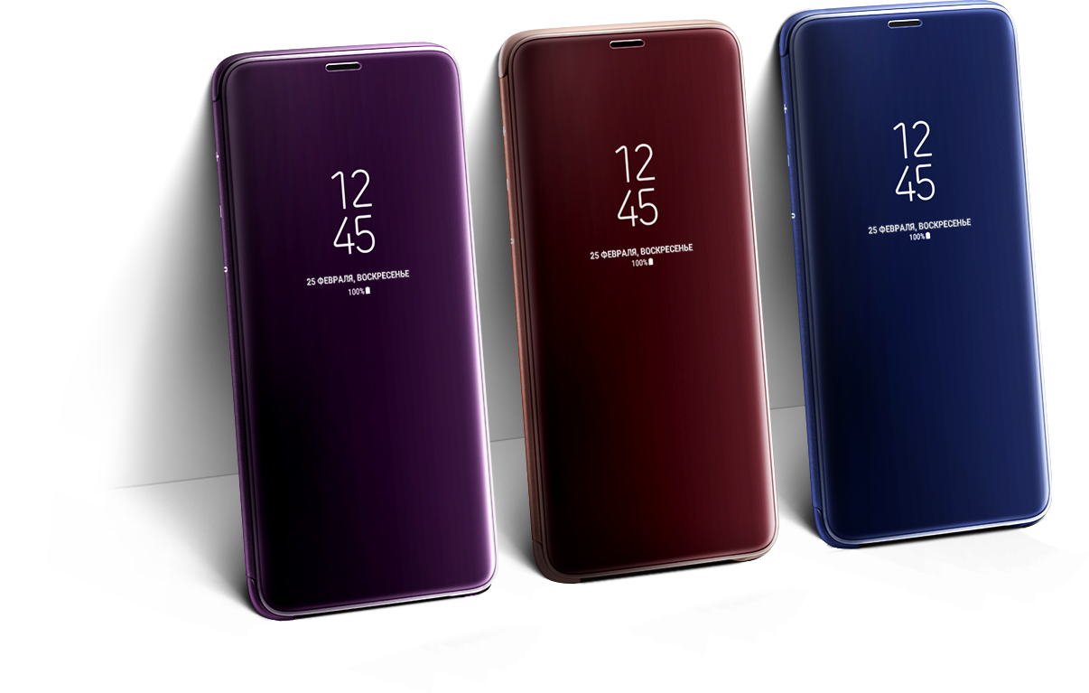 Посмотреть обложку Clear View Standing Cover на Galaxy S9+