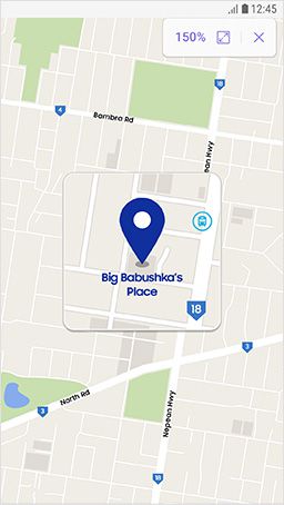 Image of a simulated map