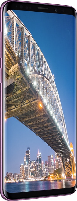 Se muestra una foto en un Galaxy S9 tomada con luz baja con un Galaxy S9 o el Galaxy S9+
