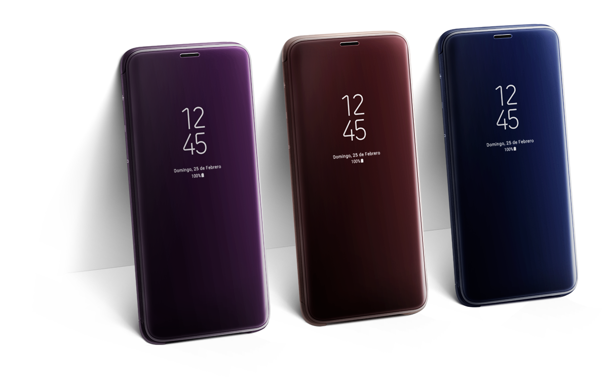 samsung clear view standing cover - funda para galaxy s9 