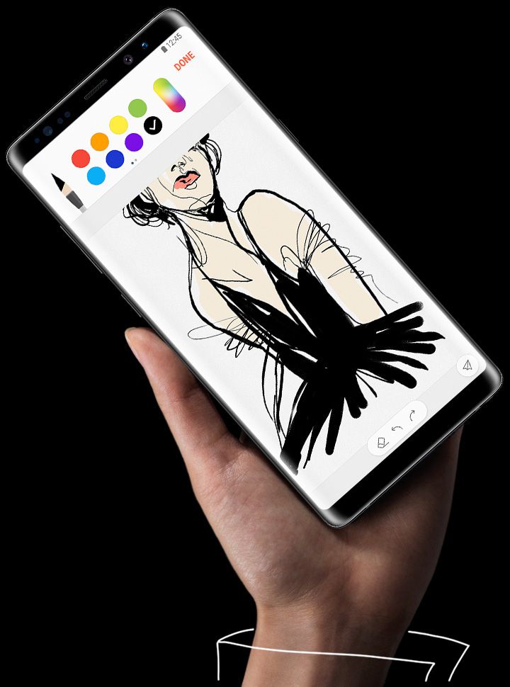 Use S Pen on Samsung Note8 smartphone anywhere