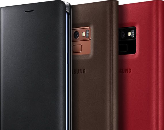 cover samsung note 9 pelle