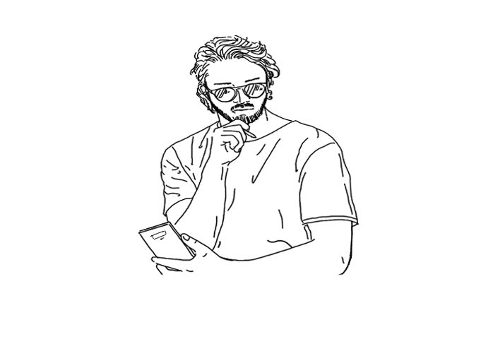 Galaxy Note9 in portrait mode with a photo drawing onscreen