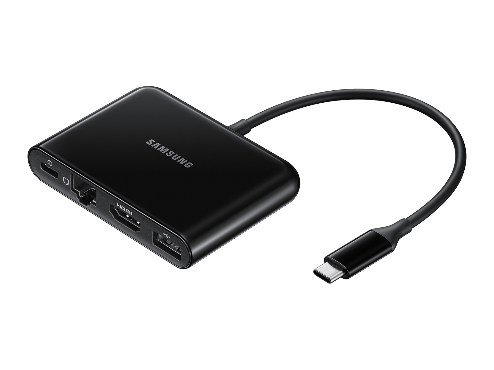 der ovre samtale Potentiel Multi-Port USB-C Adapter, Black Mobile Accessories - EE-P5000BBEGWW |  Samsung US