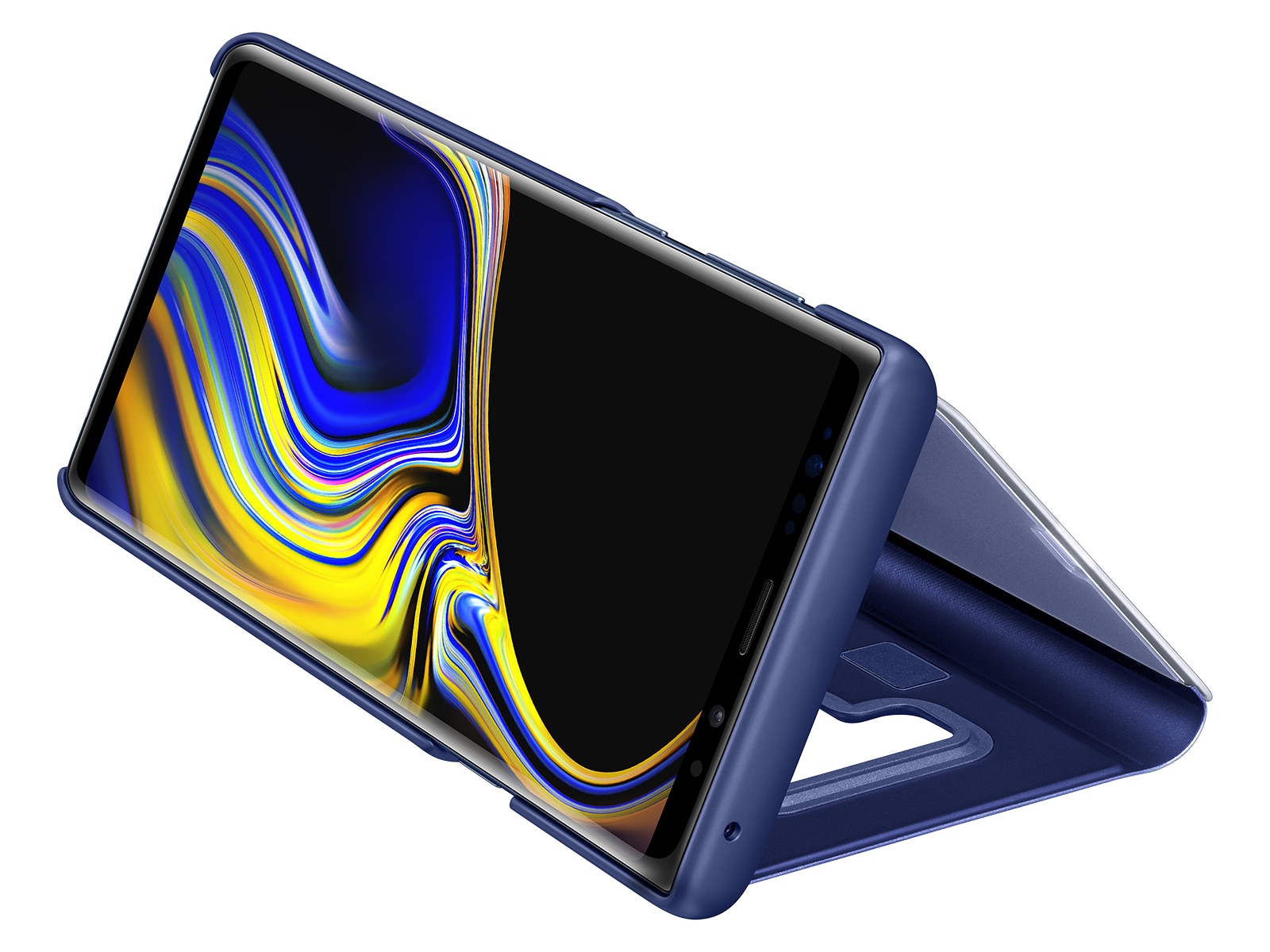 Thumbnail image of Galaxy Note9 S-View Flip Cover, Ocean Blue