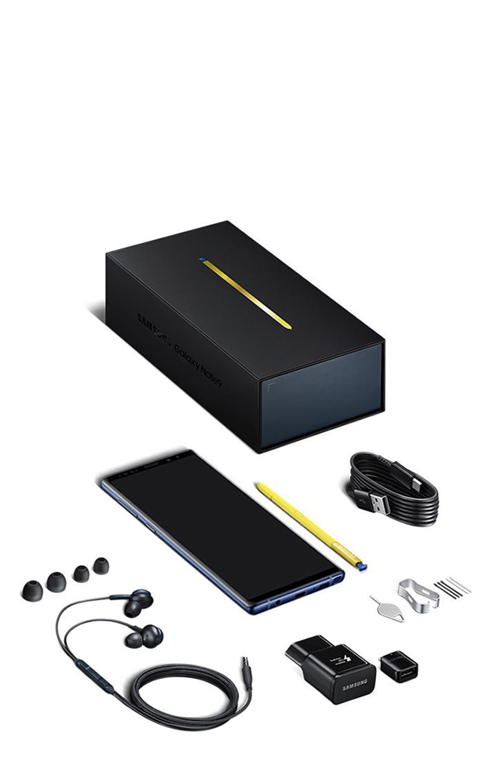 Samsung Galaxy Note 9, 128GB, Ocean Blue - Unlocked (Renewed)