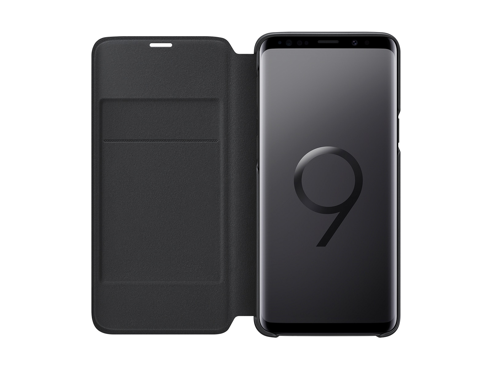 Galaxy S9 LED Wallet Cover, Black Mobile - EF-NG960PBEGUS | Samsung US