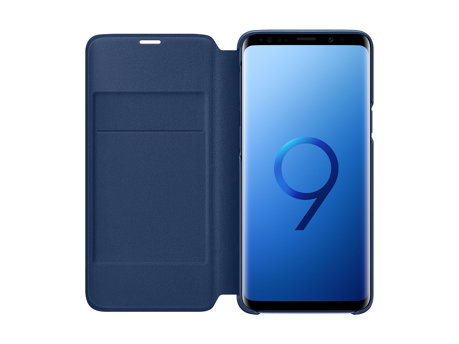 Thumbnail image of Galaxy S9+ LED Wallet Cover, Blue